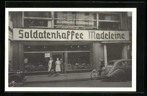 AK Paris, Soldatenkaffee Madeleine