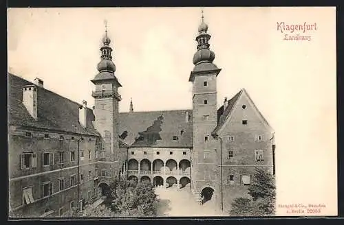 AK Klagenfurt, Blick auf das Landhaus