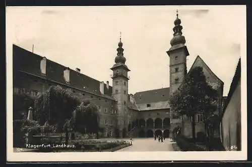 AK Klagenfurt, Partie im Hof des Landhauses