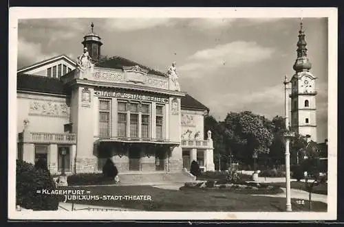 AK Klagenfurt, Jubiläums-Stadt-Theater im Sonnenschein