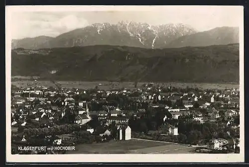 AK Klagenfurt, Gesamtansicht mit Hochobir