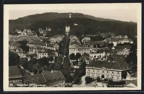 AK Klagenfurt, Ortsansicht mit dem Kreuzbergl