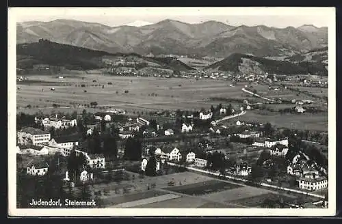 AK Judendorf-Strassengel, Judendorf aus der Vogelschau