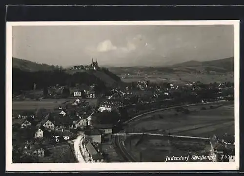 AK Judendorf-Strassengel, Ortsansicht aus der Vogelschau