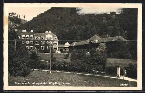 AK Wopfing /N.-Oe., Siemens-Erholungsheim