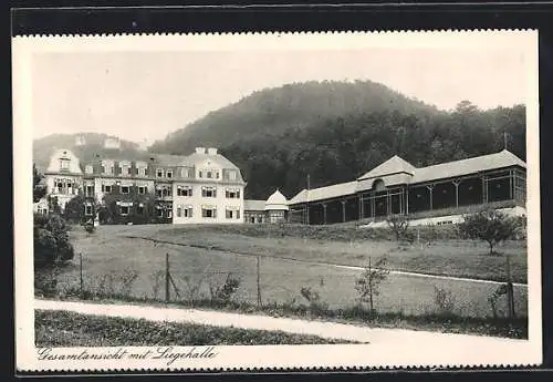 AK Wopfing, Genesungsheim, Gesamtansicht mit Liegehalle