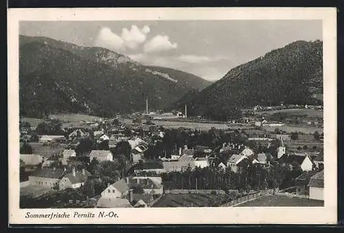 AK Pernitz /N.-Oe., Teilansicht mit Kirche