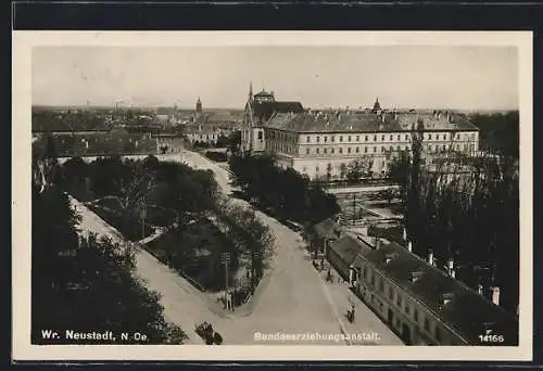 AK Wr.-Neustadt, Teilansicht aus der Vogelschau