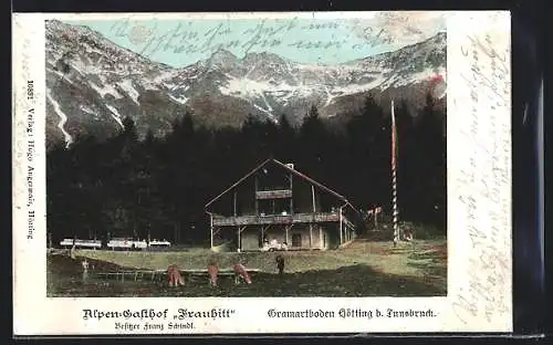 AK Hötting, Alpen-Gasthof Frauhitt