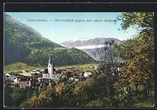 AK Obervellach, Ortspanorama