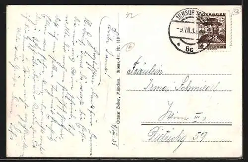 AK Innsbruck, Lauben in der Herzog Friedrichstrasse