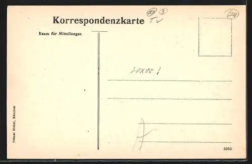 AK Innsbruck, Herzog Friedrichstrasse mit Kurzwarengeschäft V. Fürrutter, katholischem Kasino und Ottoburg