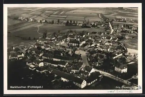 AK Marktleuthen, Gesamtansicht aus der Vogelschau