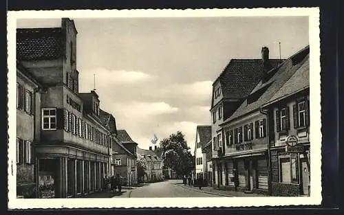 AK Mering, Blick in die Münchnerstrasse