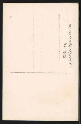 Foto-AK Mainbernheim, Partie an der Kirche