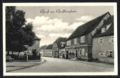 AK Grosslangheim, Gasthaus zum Adler