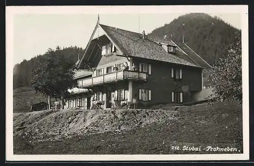 AK Frohneben /Stubai, Gasthaus im Sonnenschein