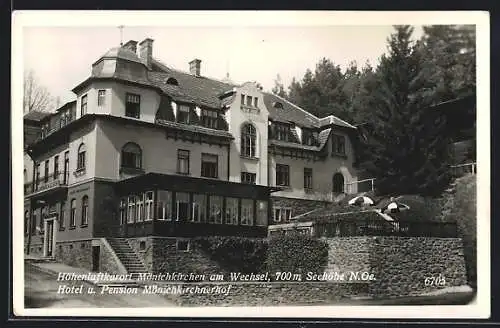 AK Mönichkirchen am Wechsel, Hotel und Pension Mönichkirchnerhof