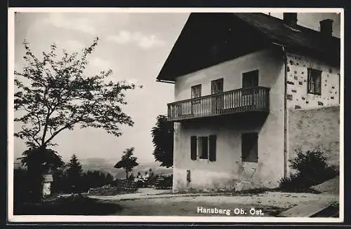 AK St. Johann am Wimberg, Hansberg, Gasthaus mit grandiosem Ausblick