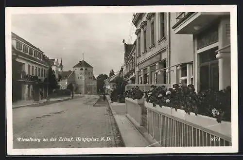 AK Wieselburg an der Erlauf, Hauptplatz mit Losscott