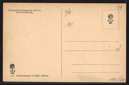 AK Bad Hofgastein, An der Forstverwaltung