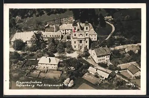 AK Hafnerberg /Post Altenmarkt, Fliegeraufnahme mit Kirche