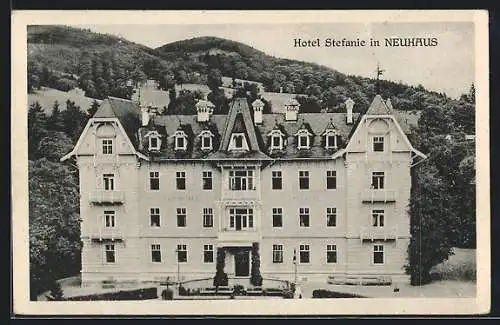 AK Neuhaus im Wienerwald, Kur-Hotel Stefanie
