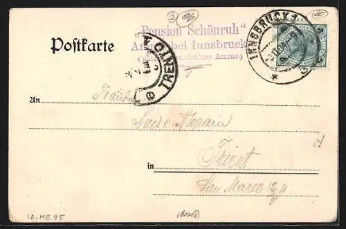 AK Innsbruck, Gasthof und Pension Schönruh, Schloss Amras