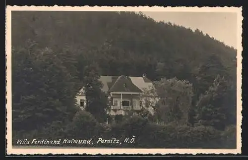 AK Pernitz /N. Ö., Villa Ferdinand Raimund
