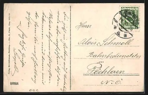 AK Hartberg /Steiermark, Hauptplatz mit Rathaus