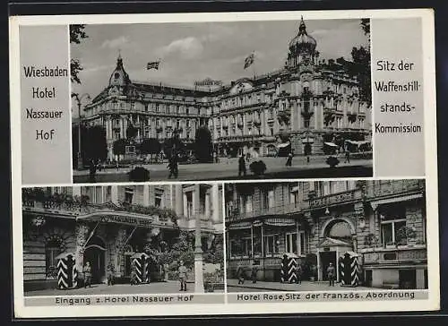 AK Wiesbaden, Sitz der Waffenstillstands-Kommission, Hotel Nassauer Hof