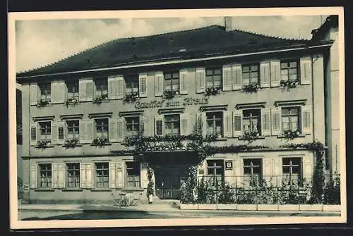 AK Haslach i. K., Hotel zum goldenen Kreuz