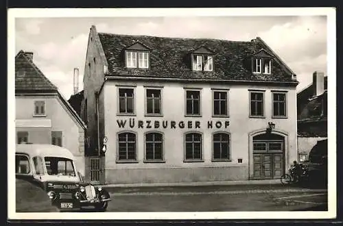 AK Würzburg, Hotel Würzburger Hof A. Lutz