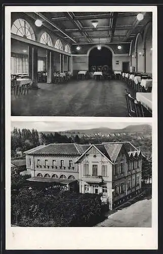 AK Landau /Pf., Gasthaus Kaisergarten am Westbahnhof