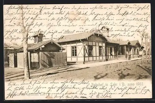 AK Lahr i. B., Bahnhof