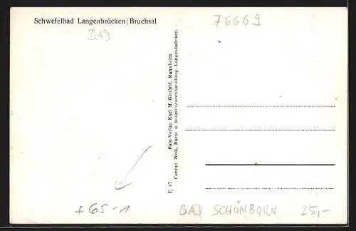 AK Langenbrücken, Bahnhof