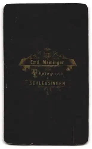 Fotografie Emil Meininger, Schleusingen, Bürgerlicher Herr mit Zwicker