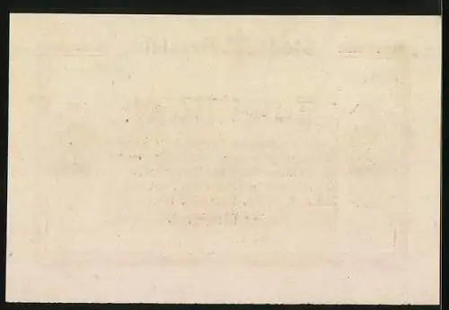 Notgeld Hersfeld 1918, 2 Mark, Blick auf die Kirche