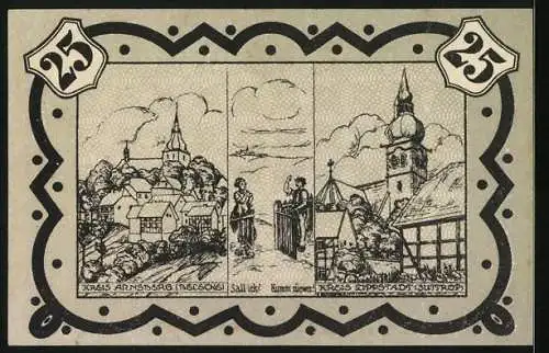 Notgeld Lippstadt i. W. 1920, 25 Pfennig, Westenkotten, Wappen