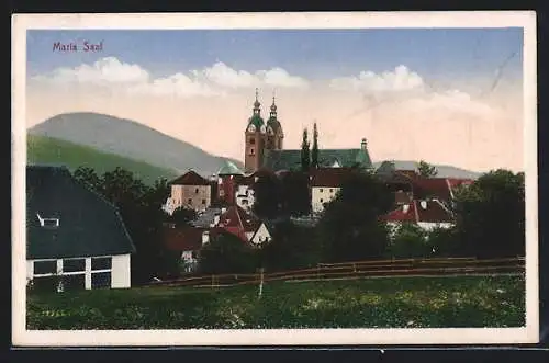 AK Maria Saal, Blick zur Kirche
