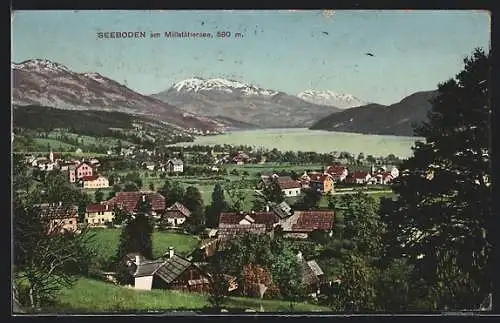 AK Seeboden, Blick über den Ort