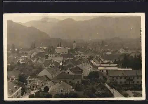 AK Feldkirchen /Kärnten, Ortsansicht aus der Vogelschau