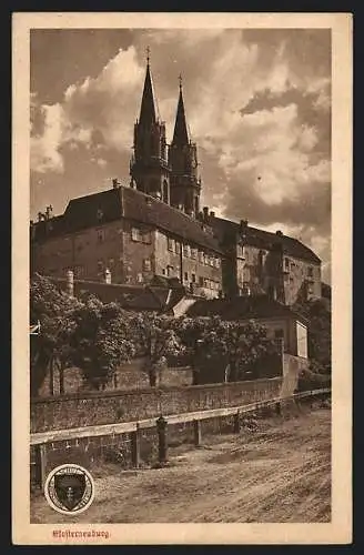 AK Deutscher Schulverein Nr. 341: Klosterneuburg, Blick zur Kirche