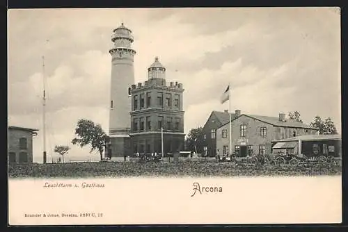 AK Arcona, Leuchtturm und Gasthaus