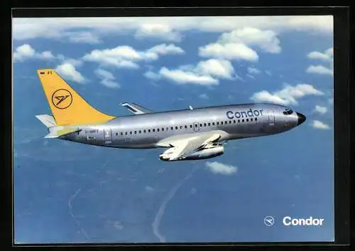 AK Flugzeug der Condor Europa Jet Boeing 727-230 in der Luft