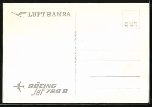 AK Boeing Jet 720 B, Lufthansa