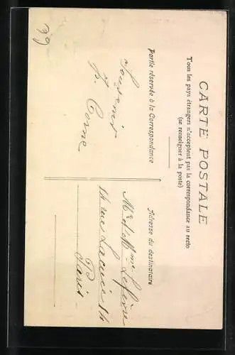 AK Quintin, La Roche Longue mit Passant und Hund