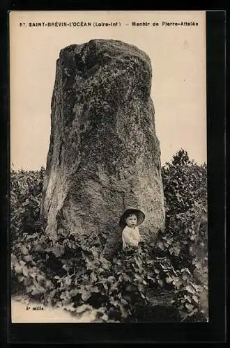 AK Saint-Brévin-l`Océan, Menhir de Pierre-Attelée