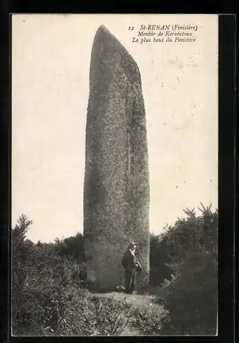 AK St-Renan, Menhir de Kervéatoux