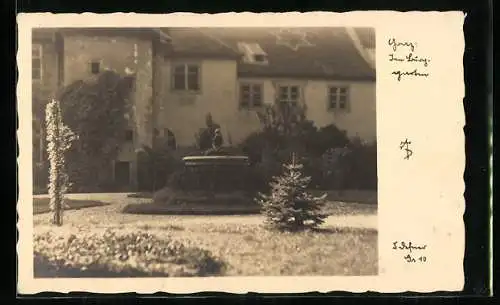 Foto-AK Adalbert Defner: Graz, Im Burggarten